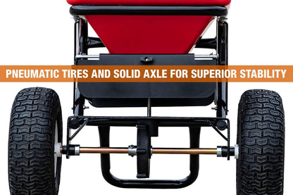 Multi-Purpose Walk Behind Push Spreader 3039632R Grounds Keeper, 100 Pound Capacity, Multi Use Tool for Grass Seed, Salt, De-Icer, Fertilizer and Seeds