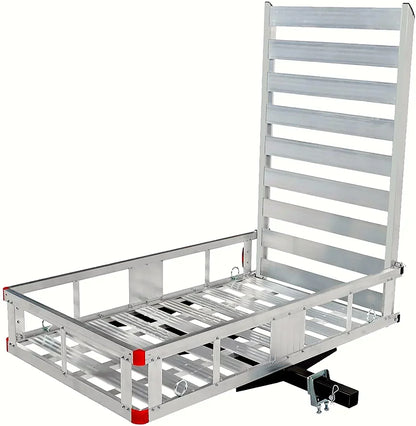 80779 Aluminum Hitch Mount Cargo Carrier with 47�测�� Long Ramp, 1 Pack