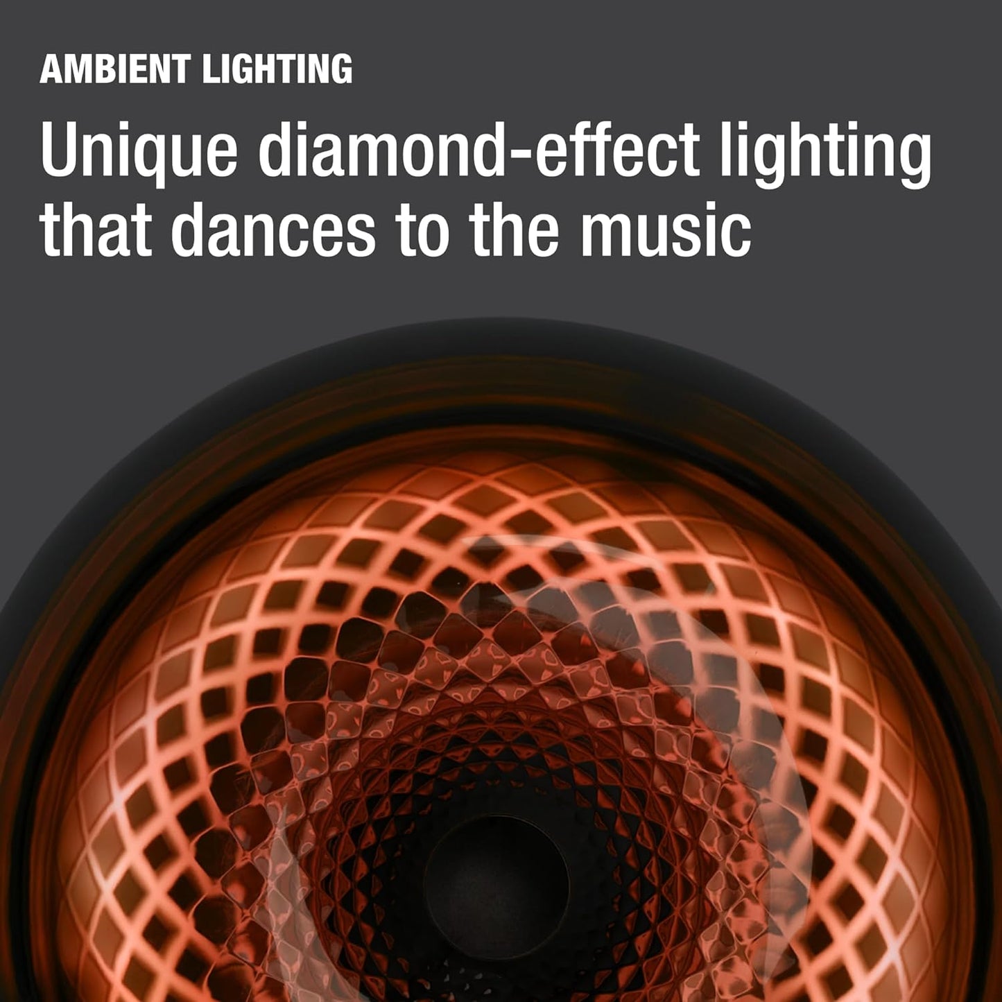 Bluetooth Home Speaker Superior Sound Quality �� 5 Diamond Effect Light Themes Made from Recycled Materials