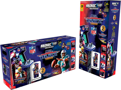Arcade1Up – NFL Blitz Arcade with Riser and Lit Marquee – Multi